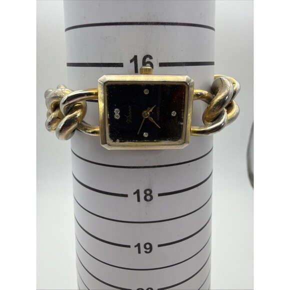 Vintage Vienna Gold Tone Women’s Quartz Watch Ladies Wristwatch New Bat - Picture 5 of 6